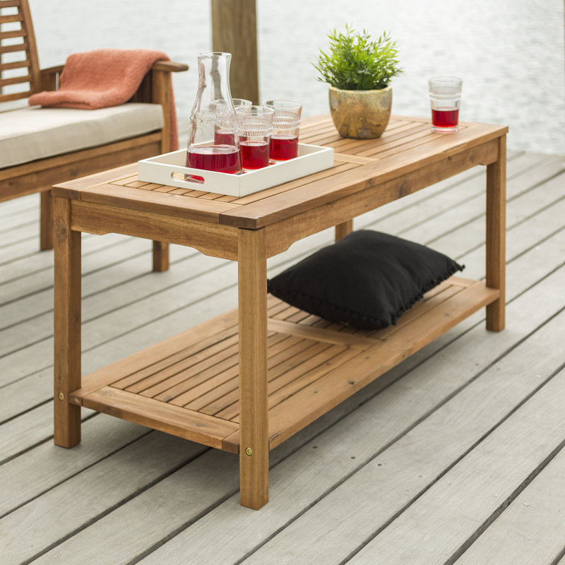 Joss & Main Tim Wooden Coffee Table & Reviews Wayfair